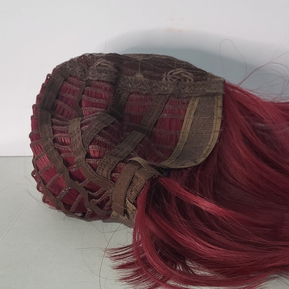 Chic Burgundy Bob Wig for Women - Picture 5 of 10